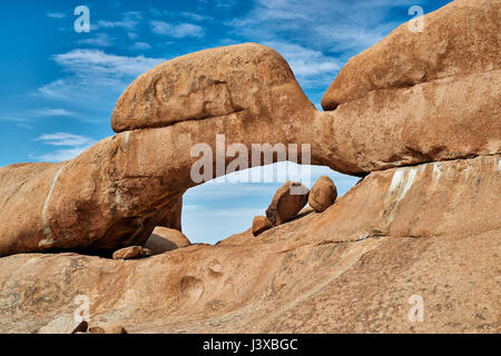 The Arch at Spitzkoppe, mountain landscape of granite rocks, Namibia Stock Photo