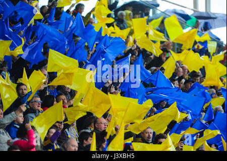 Parma, Italy. 07th May, 2017. Parma Calcio 1913 have lost at Tardini Stadium for 1 to 0 against A.C. Reggiana 1919, the goal was scored by Yves Baraye. (Photo by: Massimo Morelli/Pacific Press) Credit: PACIFIC PRESS/Alamy Live News Stock Photo