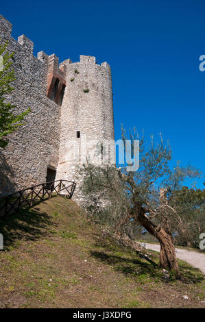 Castle of Castiglione del Lago, Perugia, Umbria, Italy Stock Photo