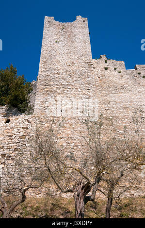 Castle of Castiglione del Lago, Perugia, Umbria, Italy Stock Photo