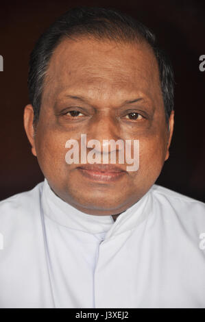 Rt. Rev. Msgr. Daniel Kuzhithadathil Cor -  Episcopo  (Photo Copyright © Saji Maramon) Stock Photo