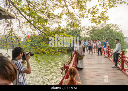 Hanoi city centre Stock Photo