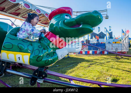 Carnival Fun Fair Ride Stock Photo