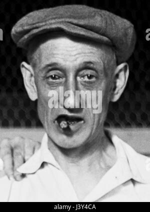 Vintage photo of famed boxing trainer Jimmy DeForest (c1868 – 1932). Noted fighters trained by DeForest included Stanley Ketchel, Luis Angel Firpo and Jack Dempsey. Photo circa 1923. Stock Photo
