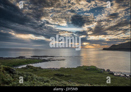 Sunset over Calgary Bay, Calgary, Isle of Mull, Scotland. Sunset over Calgary Bay, Calgary, Isle of Mull, Scotland.