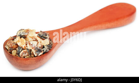 Frankincense dhoop, a natural aromatic resin used in perfumes and incenses Stock Photo