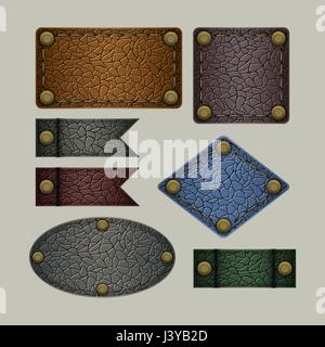 Set of labels Stock Vector