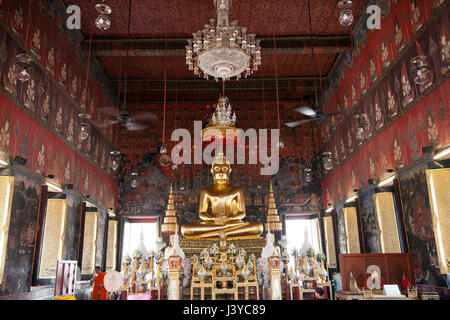 Uposatha Temple as Part of Wat Saket, Golden Mount, Complex in Bangkok, Thailand Stock Photo