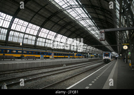 Capture of Amsterdam Ceentral Station Stock Photo