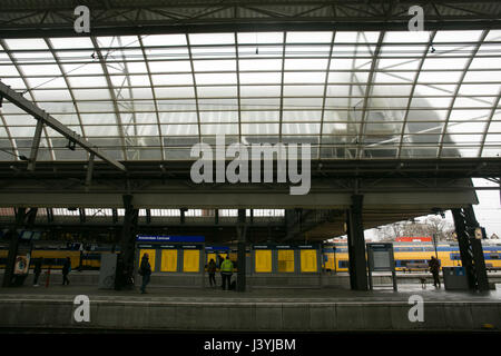 Capture of Amsterdam Ceentral Station Stock Photo