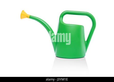 Watering can for watering flowers. Stock Photo