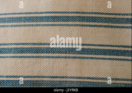 Detail of the fabrilc of an old pillow Stock Photo