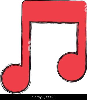 Music note symbol Stock Vector