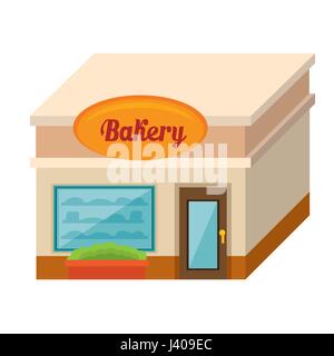 Food-related places design Stock Vector