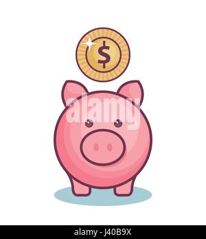 Money-related objects design Stock Vector