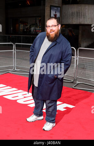 Nick Frost attending the UK premiere of Get Away, at Picturehouse