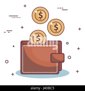 Money-related objects design Stock Vector