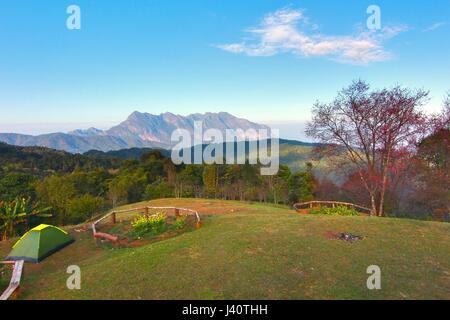 Doi luang chiang dao mountain at chiangmai thailand Stock Photo