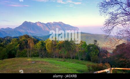 Doi luang chiang dao mountain at chiangmai thailand Stock Photo