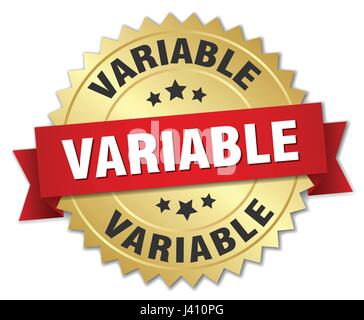 variable label. variable isolated seal. Retro sticker sign Stock Vector ...