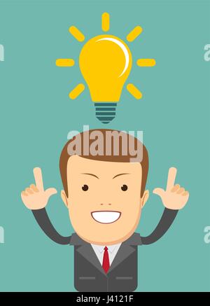 thinking business concept . Stock Vector