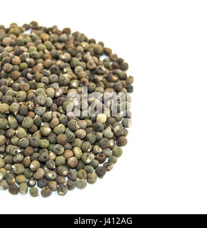 Ready to plant very clearly with white back ground okra seeds, okra seeds in the plate, Stock Photo