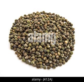 Ready to plant very clearly with white back ground okra seeds, okra seeds in the plate, Stock Photo