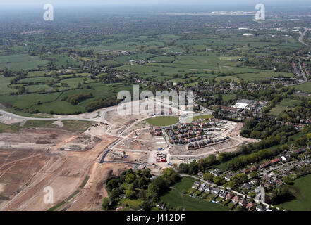 A view of a new housing development being built in Ashford, Kent