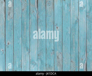 blue old wood planks texture or background Stock Photo