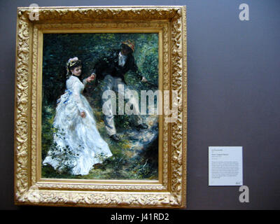Renoir Pierre-Auguste - La Promenade 1870 Stock Photo - Alamy