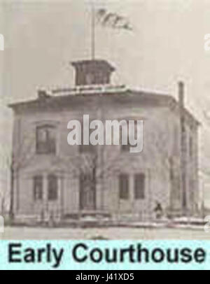 Mason County courthouse 1873 Stock Photo