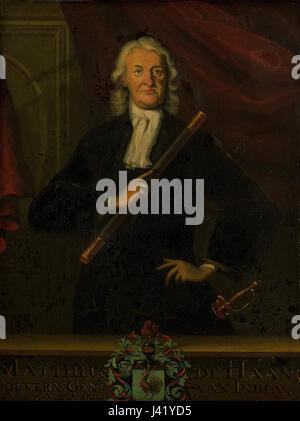 Mattheus de Haan (1663 1729). Gouverneur generaal (1725 29) Rijksmuseum SK A 4543 Stock Photo