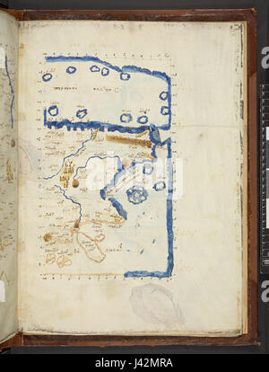 This map, derived from Ptolemy's *Geographia*, is an ancient ...