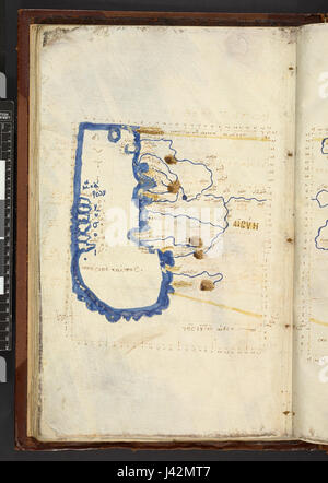 A map based on the work of the Greek geographer Claudius Ptolemy, from ...