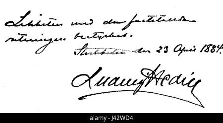 Ludvig Hedin 1876 Stock Photo