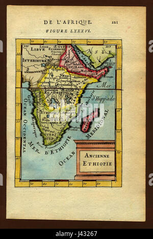 Ethiopia old map Stock Photo - Alamy