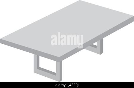 table wooden isometric icon Stock Vector