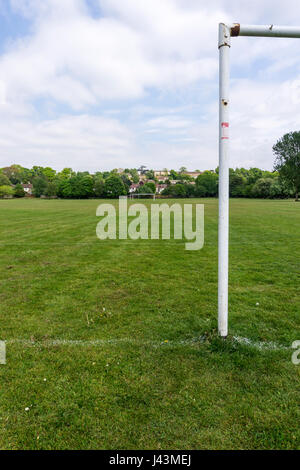 Warren Avenue playing fields in Bromley, South London. Stock Photo