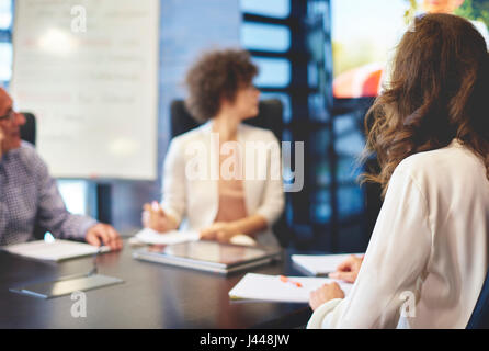 Business people in board room Stock Photo