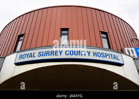 Royal Surrey County Hospital, Guildford, Surrey, UK. Stock Photo