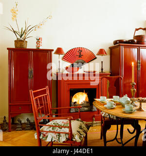 Oriental dining room Stock Photo