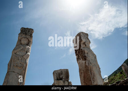 Ancient City of Ephesus Turkey, Efes Stock Photo