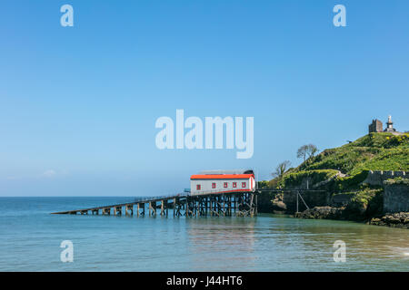 Tenby, Pembrokeshire, Wales May 2017 UK Holiday destination on the west coast of Wales in the south part of pembrokeshire with blue flag beaches Stock Photo