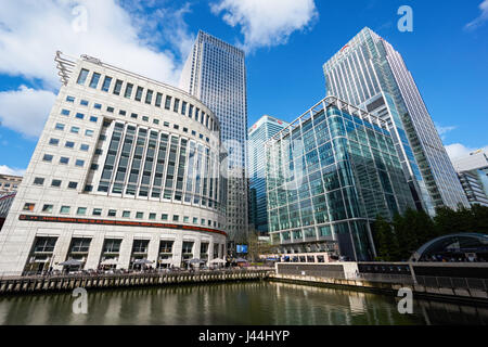 Canary Wharf financial district in London, England, United Kingdom, UK