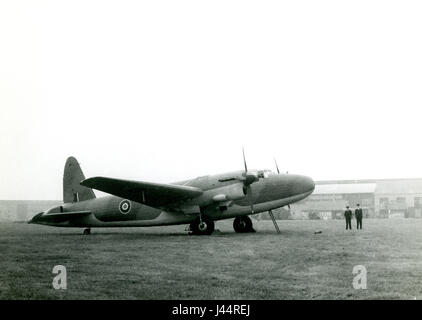 Vickers Wellington bomber Type 445 with Whittle W2B/23 turbojet engine, tail mounted Stock Photo