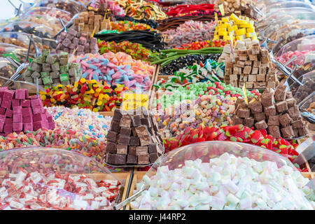 Pick and mix sweets, Nottingham, England, UK Stock Photo