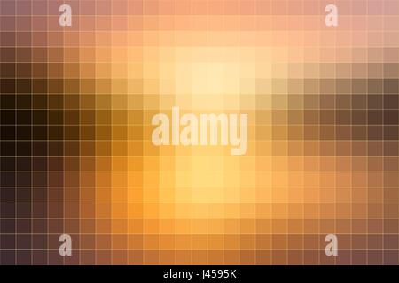 Yellow coral pink black abstract vector square tiles mosaic background Stock Vector