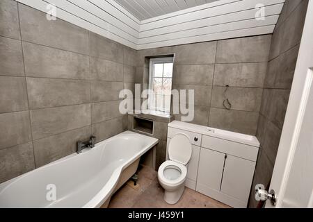 Bathroom renovation during pictures Stock Photo