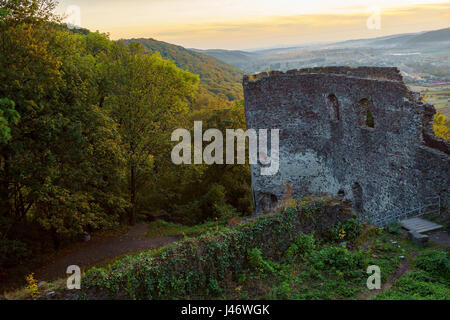 Castle Nevitsky in Zakarpatyya Ukraine historical europe Stock Photo