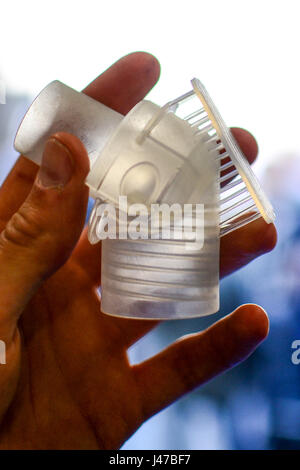 3D printed robotic structure Stock Photo